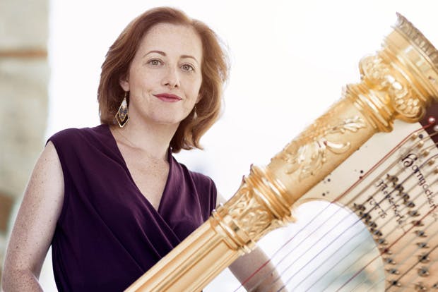 Harpist Anne-Sophie Bertrand