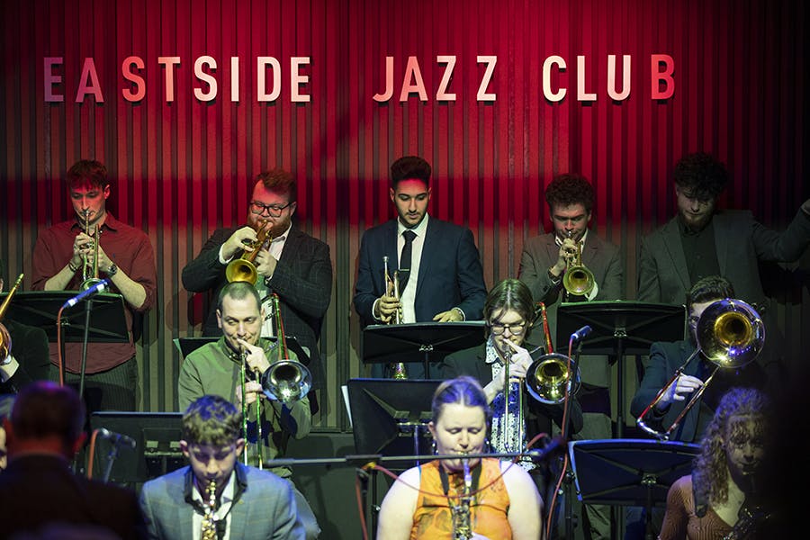 close up of group Jazz club