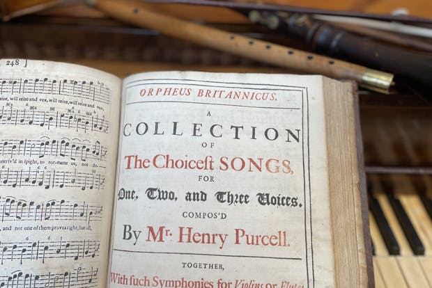 "ORPHEUS BRITANNICUS A COLLECTION OF THE CHOICEST SONGS FOR One, Two, and Three Voices, COMPOS'D By Mr Henry Purcell. TOGETHER With such Symphonies for Violins or Flutes"