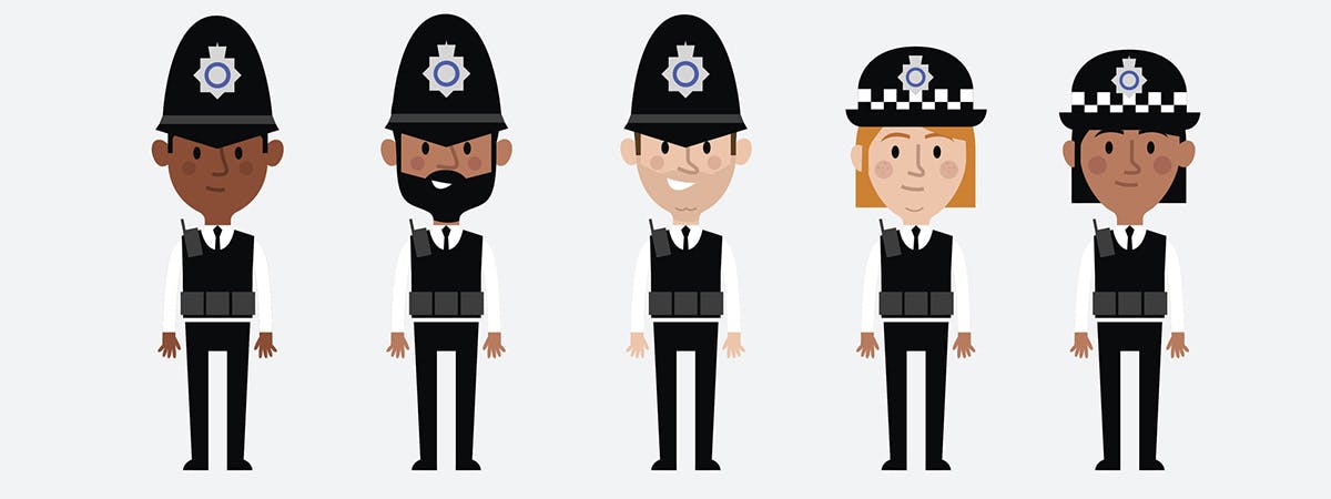 Policing Article 1200x450 - Cartoon police officers