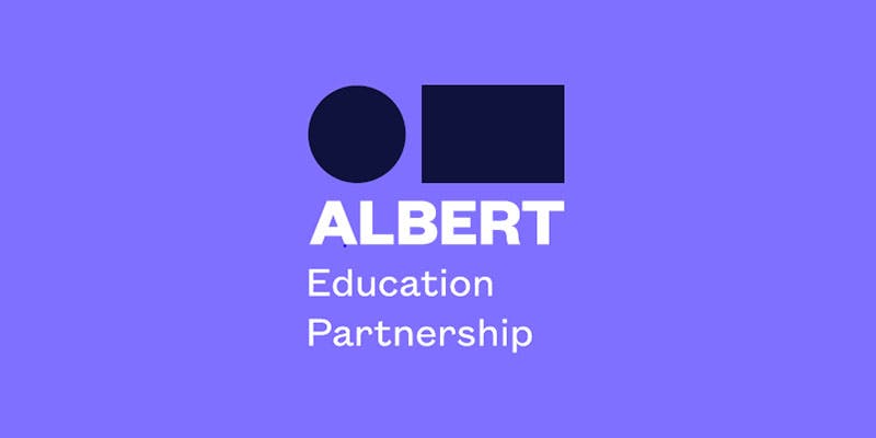 Albert education partnership logo