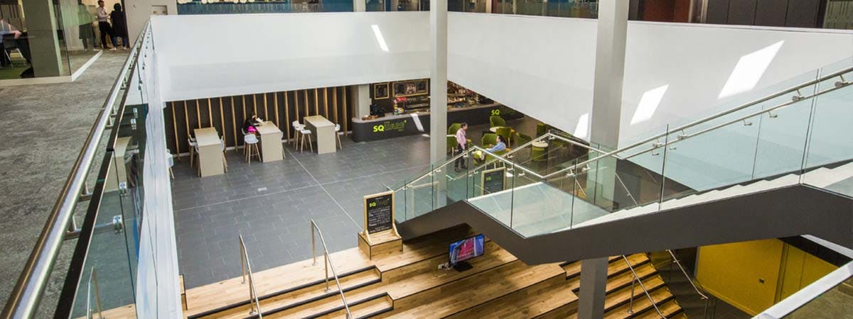 Business School - Small Business Charter award 1200x450 - Curzon building interior