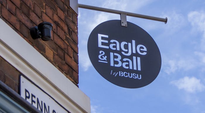 Eagle and Ball - Sign