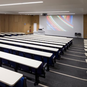 Lecture theatre in The Curzon Building.