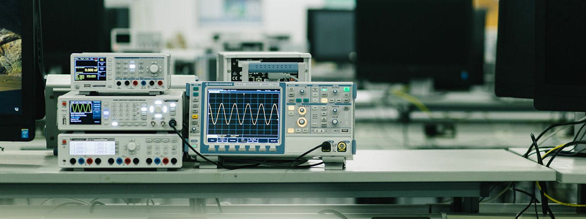 Equipment in our electronics laboratory