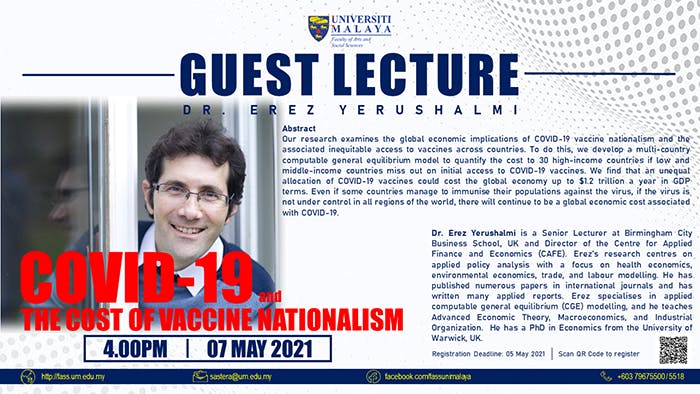 Erez Yerushalmi - Guest Lecture for Uni of Malaya