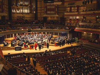 BCU graduation ceremony at Symphony Hall, Birmingham