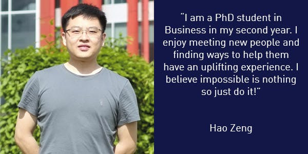 Hao Zeng International Student Buddy Quote 600x300