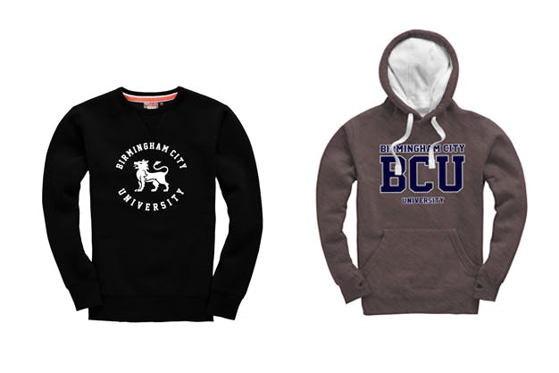 Image of two BCU hoodies