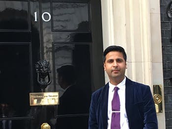 Imran Awan at 10 Downing Street