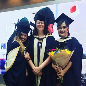 Fashion Business and Promotion International students at graduation