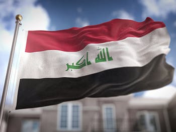 Iraq Flag 350x263