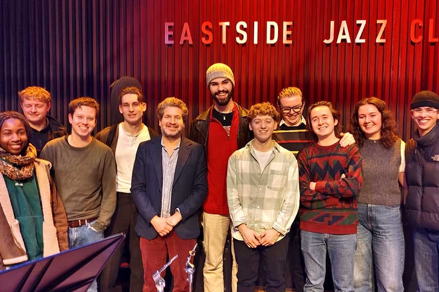 Kevin Hays residency 8 - group photo of jazz musicians