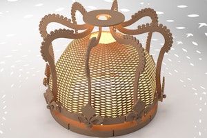Crown-shaped lamp