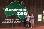 Ben Burnley and Danielle Thornton at zoo in Australia