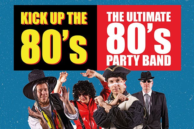 "Kick up the 80's The ultimate 80's party band"