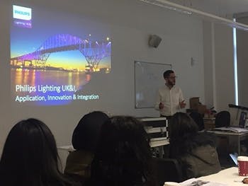 Philips Lighting live industry project with Product and Furniture Design students- 2018