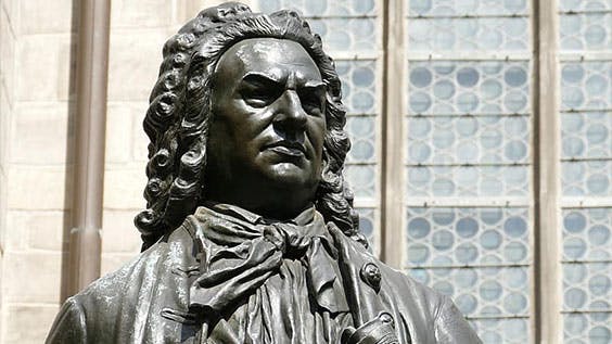 Bach statue