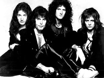 Queen (Band) Freddie Mercury Brian May Roger Taylor John Deacon Image 350x263