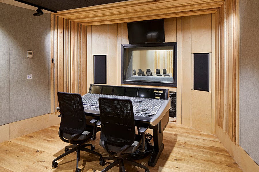 Recording control room