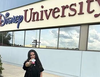 BCU Student working at Walt Disney World Florida