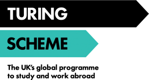 Turing Scheme Logo - The UK's global programme to study and work abroad.