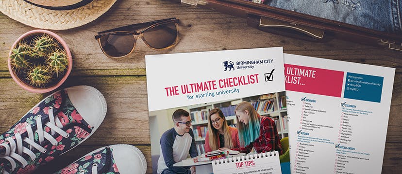 What to take to university checklist